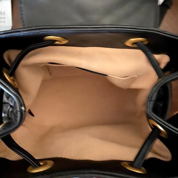 Authentic Gucci Mini Black Leather Backpack main image 10